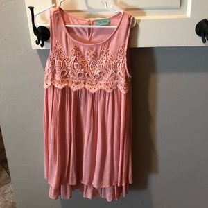 Light pink boutique dress